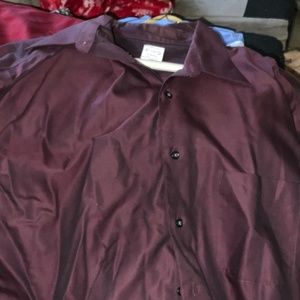 A purple dress shirt men shirt
